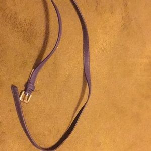 Used women’s purple fashion belt